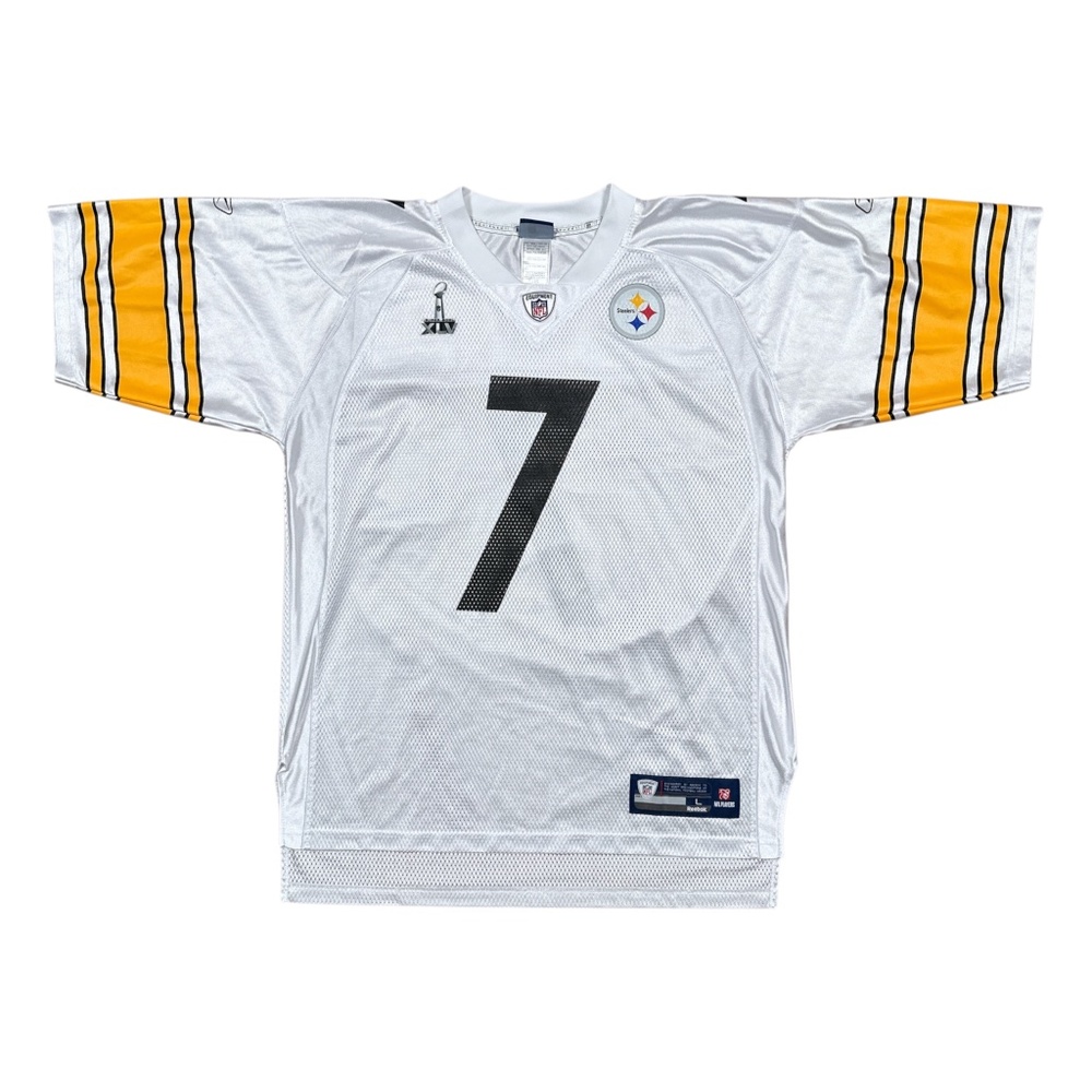 Reebok Pittsburgh Steelers Ben Roethlisberger Super Bowl XLV Jersey Mens L